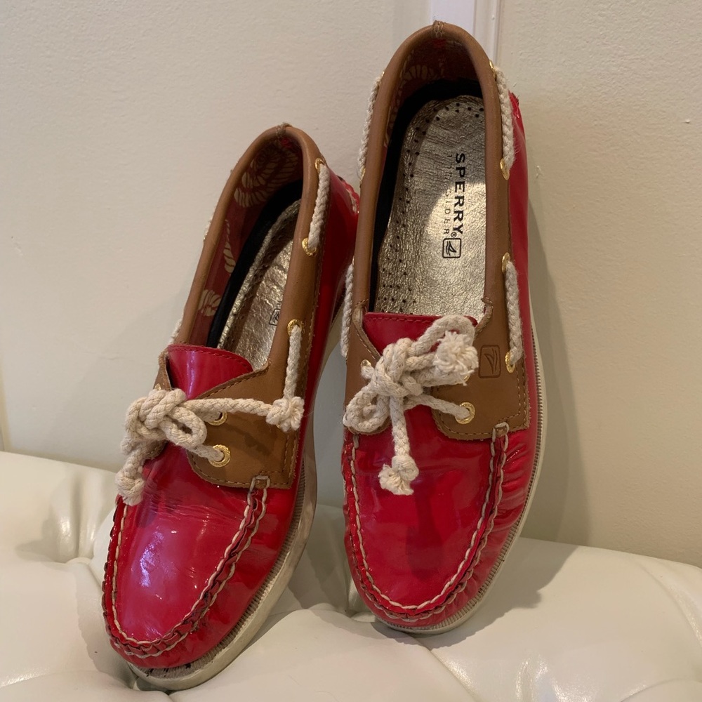 Sperry Red boat shoe